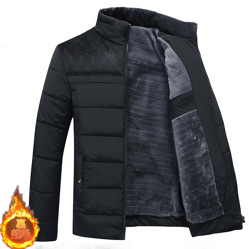 ダウンジャケット 中綿ジャケット メンズ ヒーター 立ち襟 無地 アウトドア 防寒 暖かい 父の日 裏起毛 防風 おしゃれ ビジネス