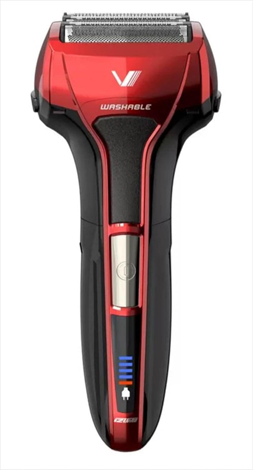 IZF-V553W-R 電気シェーバー 5枚刃タイプ 充電・交流式 メンズシェーバー 往復式シェーバー 充電式シェーバー 電動ひげそり ソリッドシリーズ レッド IZF-V553W(R)