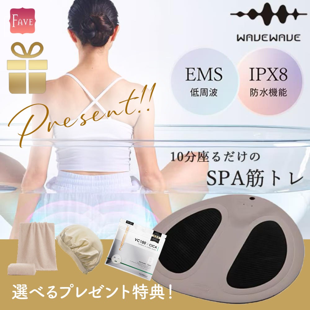 【選べるプレゼント特典 WAVEWAVE 正規品】 EMSハイドロマット EMS Hydro Mat WH49-01 送料無料 ダイエット EMS 低周波 美容機器 ヒップアップ 筋トレ 美尻