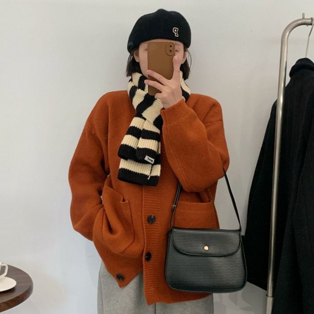 トップス アウター カーディガン 袖あり 長袖 ラウンドネック 大人可愛い きれいめ シンプル カジュアル 大人 上品 おしゃれ お洒落 大人女子 こなれ感 ラフ 春 秋 冬 2023 10代 20代