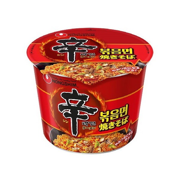 ジャパン 辛ラーメン焼きそば バケツカップ 105g x24 メーカー直送