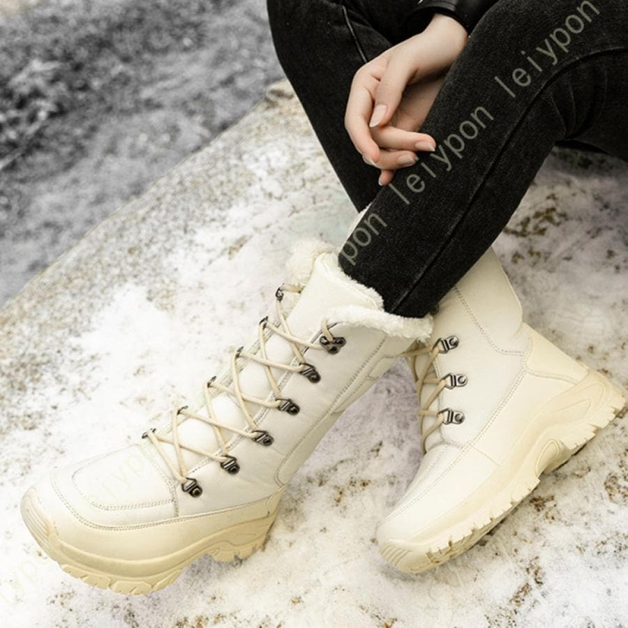 スノーブーツ レディース メンズ 裏起毛 ボアシューズ 防寒 保温 スノーシューズ 冬靴 男女兼用 ウィンター 防寒靴 雪靴 ショートブーツ アウトドア靴 短靴