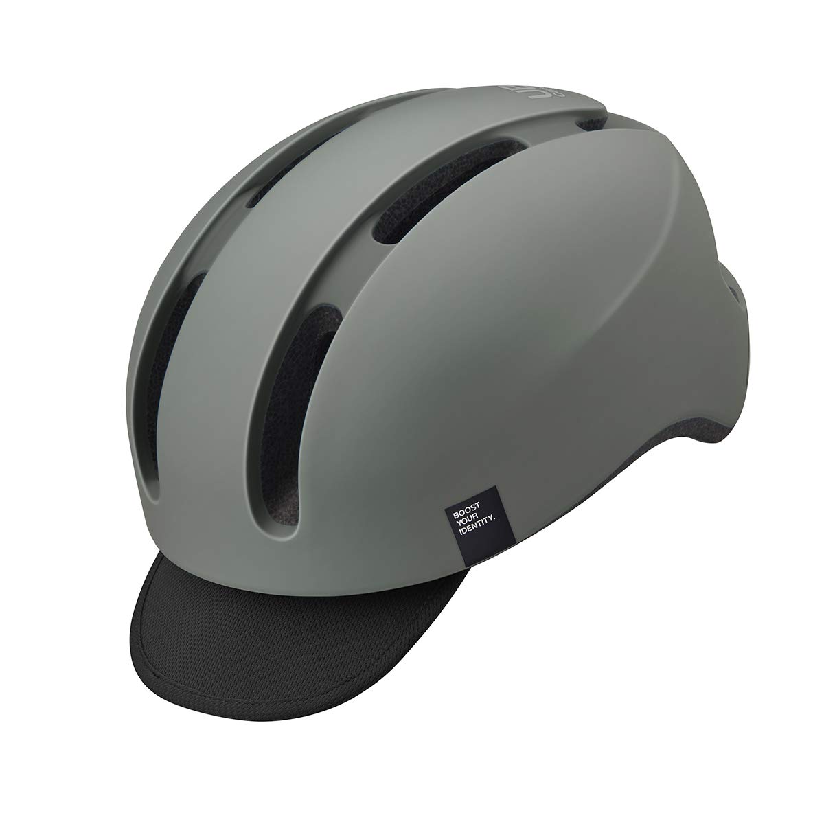 OGK KABUTO(オージーケーカブト) 自転車 ヘルメット キャンバスアーバン M/L (57-59) マットグレー JCF推奨