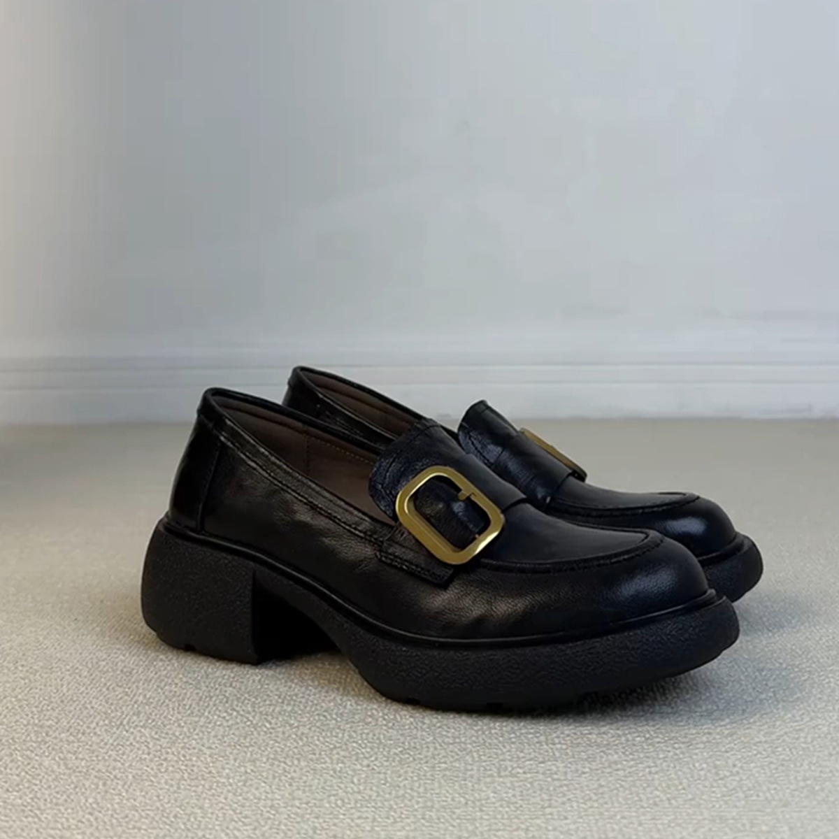 11 シープスキンバージョン太い唯一のサイレントラウンドピースローファーシングルシングルシングルシングルシングルシングルシングルシングルシングルシングルシングルシングルシングルシングルシングルレ