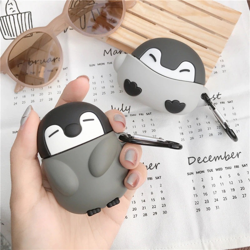 【200点セット】【送料無料】かわいいペンギンの赤ちゃんairpods pro 2ヘッドセット1アップルBluetoothカートゥーン3世代保護カバーシリカゲル対応