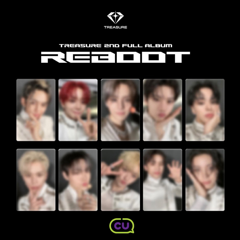 (10種セット) Treasure 2集 Album - Reboot [POCKET CU PHOTOCARD]