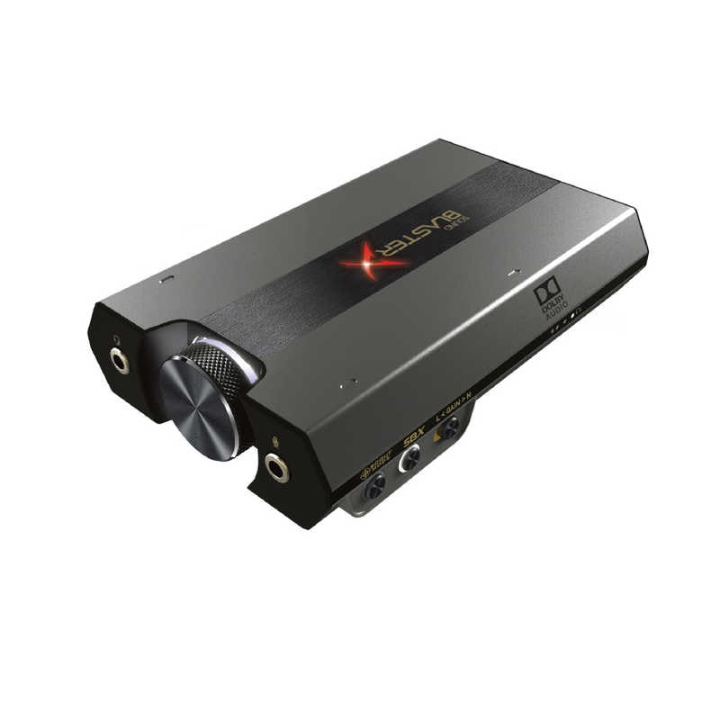 クリエイティブメディア　ゲーミングUSBオーディオインターフェース Sound BlasterX G6　SBX-G6