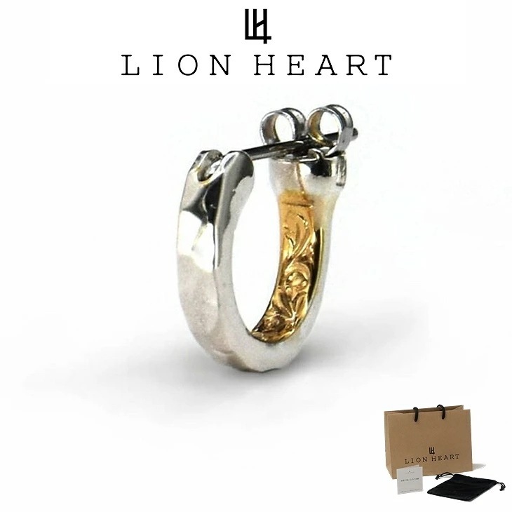 ピアス メンズ クロッシングピアス シークレットヘリテイジSサイズ SV925 サージカルステンレス LH-1EA139 メンズピアス 片耳用 1点売り 【ネコポス】