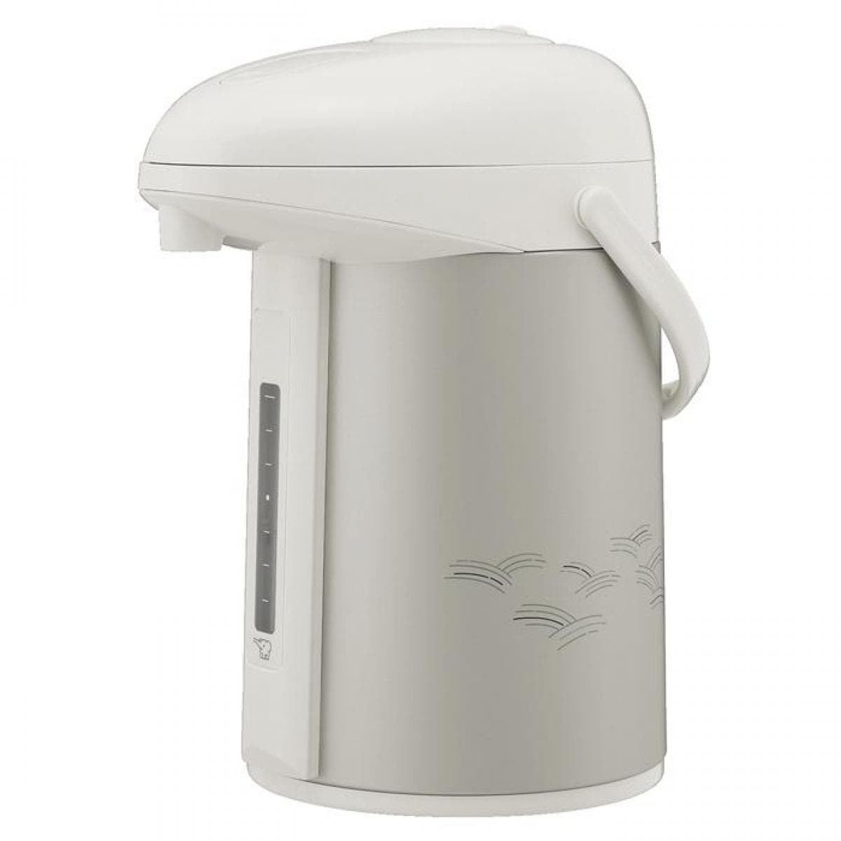 象印 押すだけポット ガラス エアーポット 2.2L マットシルバー AB-RY22-SM まほうびん 魔法瓶 保温 保冷