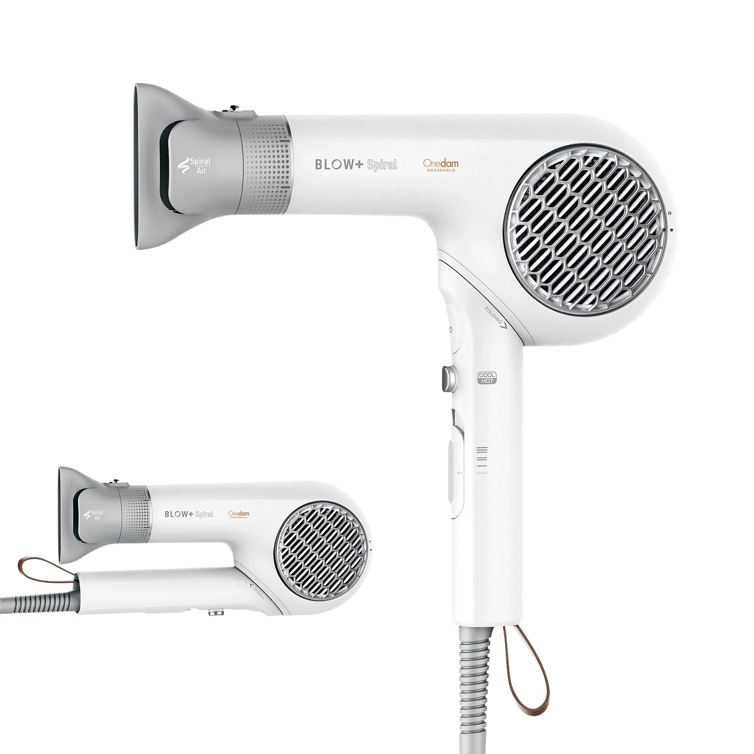 Onedam ワンダム ヘアドライヤー 大風量 速乾 マイナスイオン 低温 静電気抑制 スパイラルエア らせん状の風 頭皮を刺激 サロンの仕上がり 風速30m/秒 プラズマケア Wコートイオン BLO