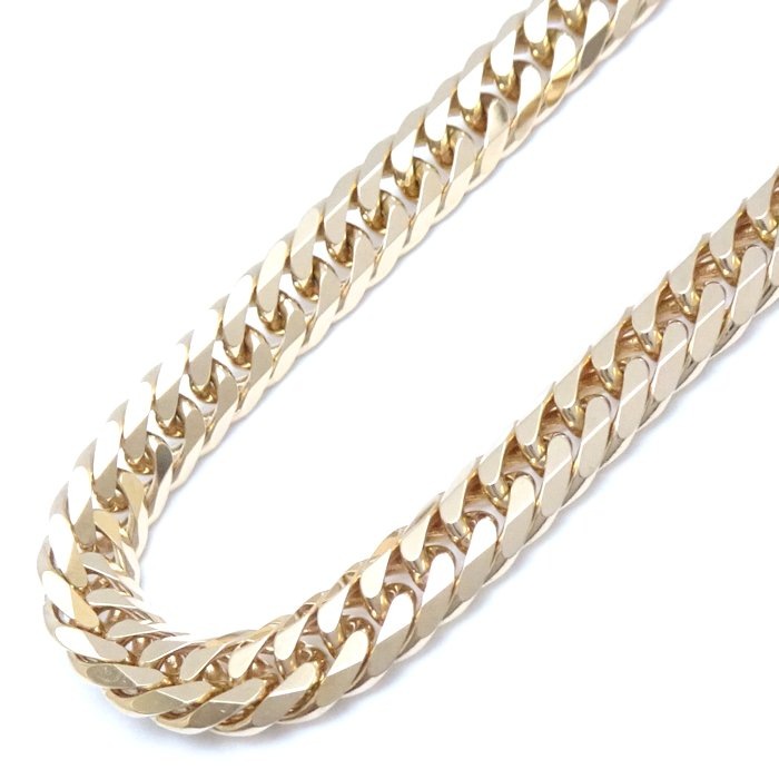 喜平ネックレス K18YG イエローゴールド 6面 ダブル 50cm 50g/75817【中古】