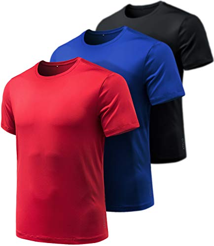 ATHLIO tシャツ メンズ 半袖 スポーツ 半袖tシャツ 3枚セット UVカット・吸汗速乾 ランニング スポーツ トレーニング アウトドア スポーツシャツ ao-CTS10-KBR_2XL 5,038円