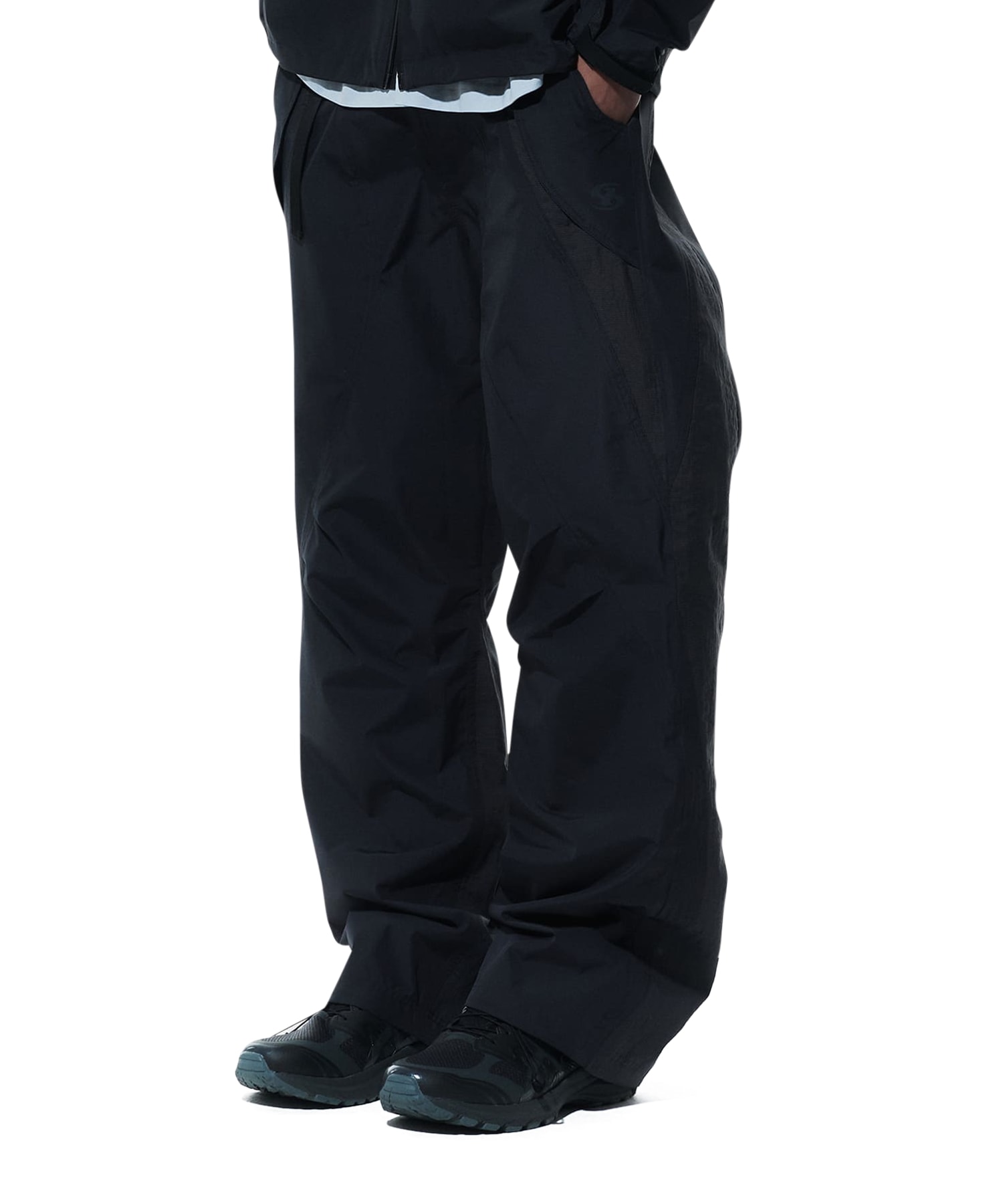 【SANSANGEAR】 24SS WIND SHIELDED PANTS : BLACK