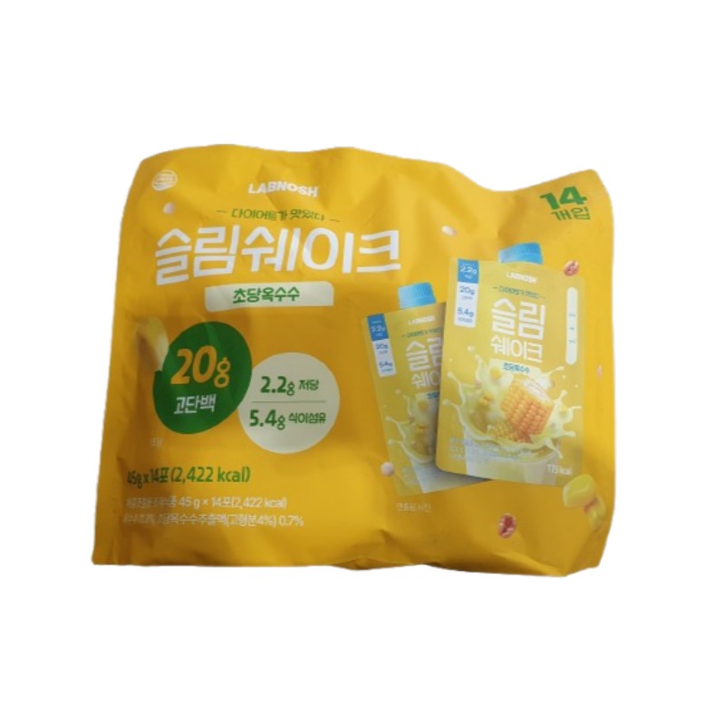 スリムシェイク 超糖トウモロコシ 45g x14