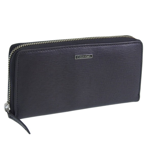カルバンクライン 財布 メンズ 長財布 レザー ブラック ZIP AROUND 31CK190006 CALVIN KLEIN