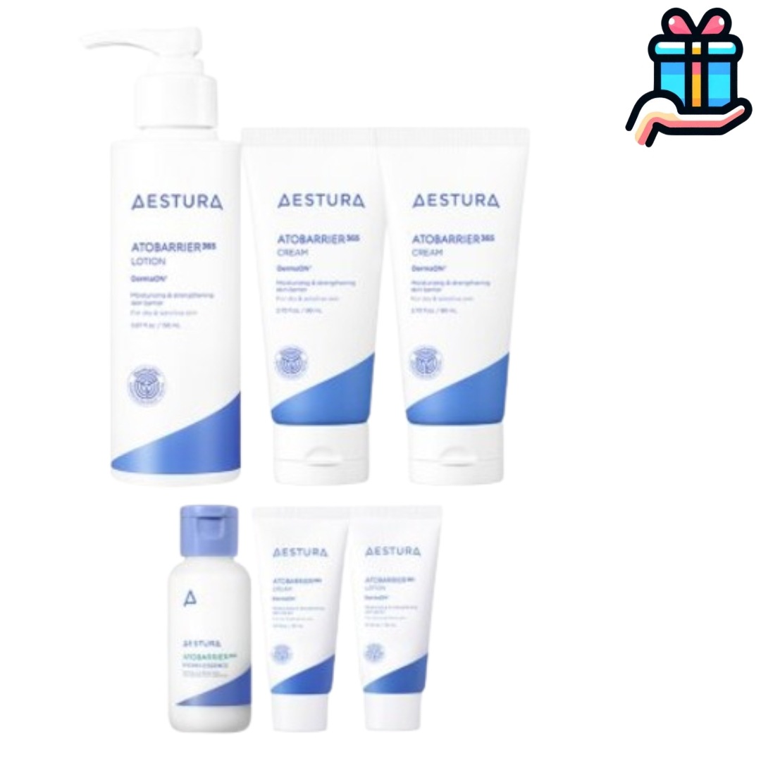 [大容量企画セット1+1] NEW 第2世代 アトバリア 365 ローション 150ml + クリーム 80ml *2 160ml + 追加贈呈 韓国化粧品 正規品 ニキビ性肌トラブル 肌キメ 毛穴の