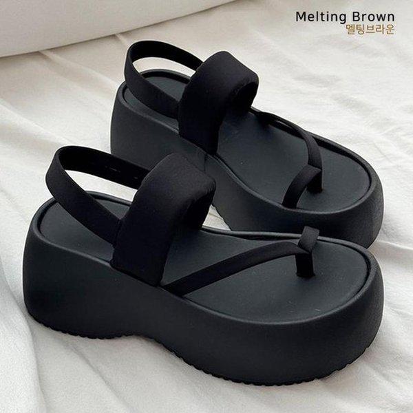 女性用夏サンダル 厚底 ビーチサンダル BB79