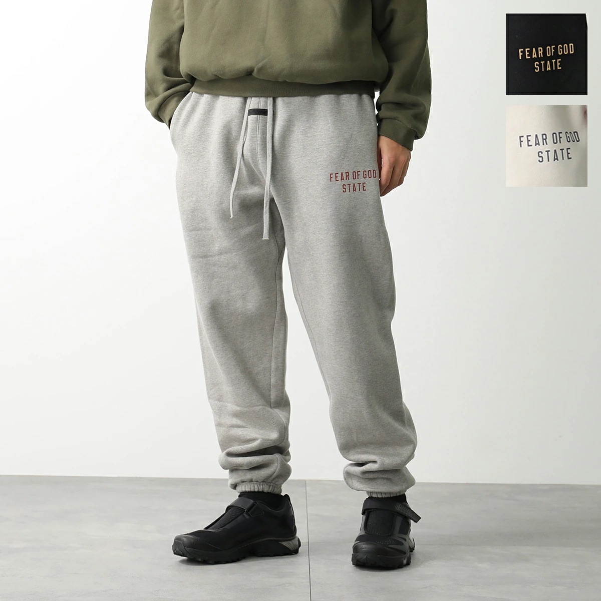 FEAR OF GOD ESSENTIALS フィアオブゴッドエッセンシャルズ スウェットパンツ 130BT2420 メンズ フリース 裏起毛 ロゴ カラー3色