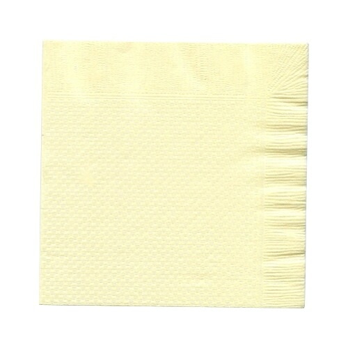 カラーナプキン　4ツ折　色ちかる　イエロー　100枚×100袋入り【メーカー直送・代引き不可・時間指定不可・沖縄北海道離島不可】