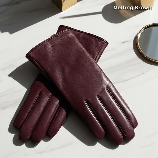 女性高級手袋ラムスキン羊革手袋 LG26