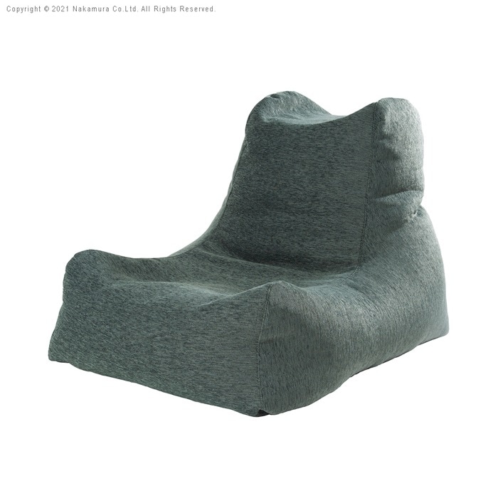 背もたれ付きビーズソファ ファビオ 71500028-GRN グリーン