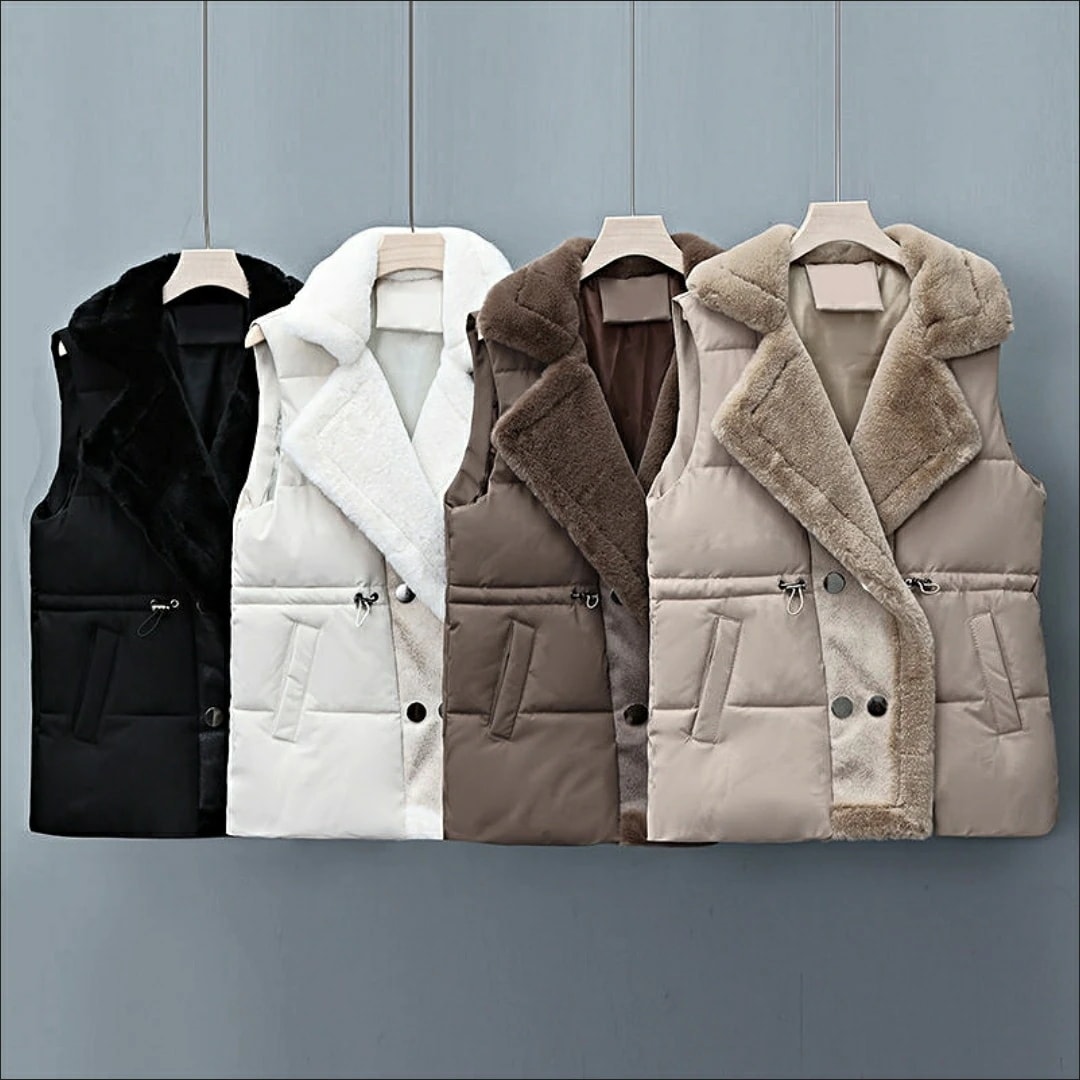 ダウンベスト ボア襟 フリース今週の割引は 25% オフです 保温 ノースリーブ ベスト ダウンジャケット レディース アウター メガ割 5,591円