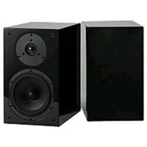 AURA 2ウェイ ブックシェルフスピーカー2台 ハイグロスブラックAURA polo