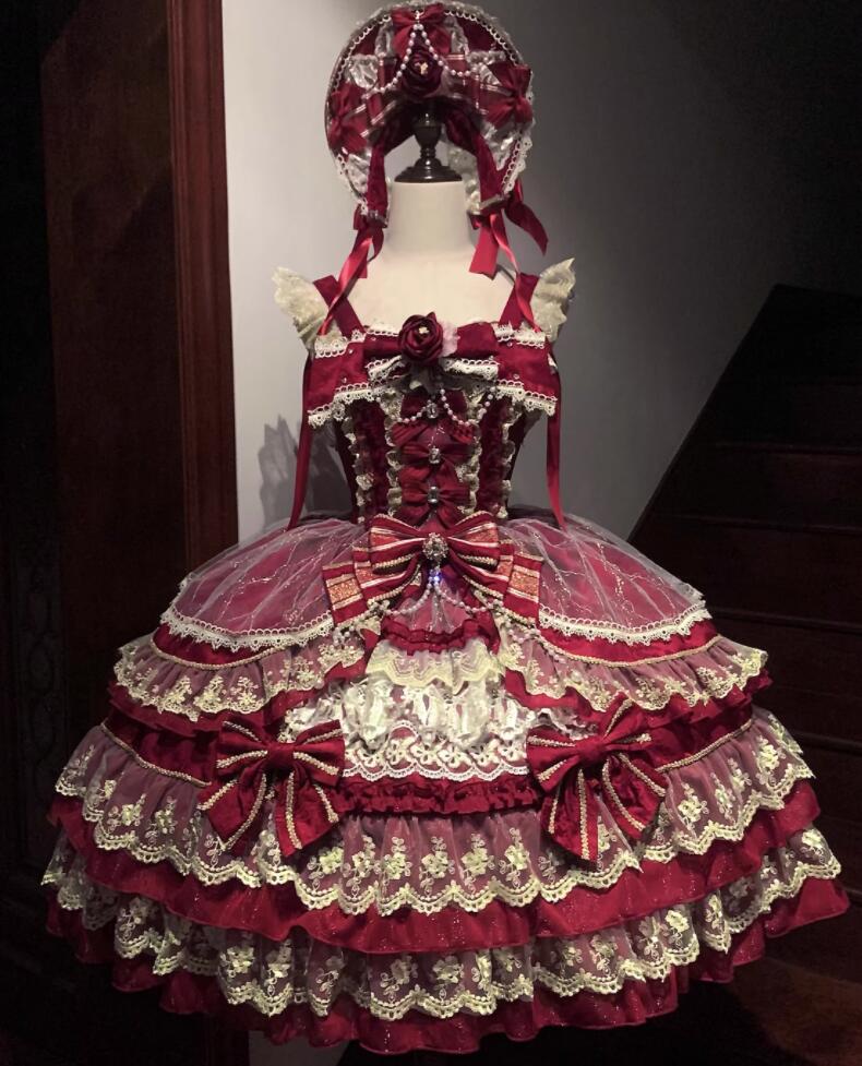 1【新作登場 最安値】 ロリータ メイド服ワンピース　 ゴスロリ コスプレ メイド服 コスチューム 文化祭 学園祭 衣装 仮装 ハロウィン おすすめ 可愛い 日常　写真　舞台　花嫁　洋服　ハ