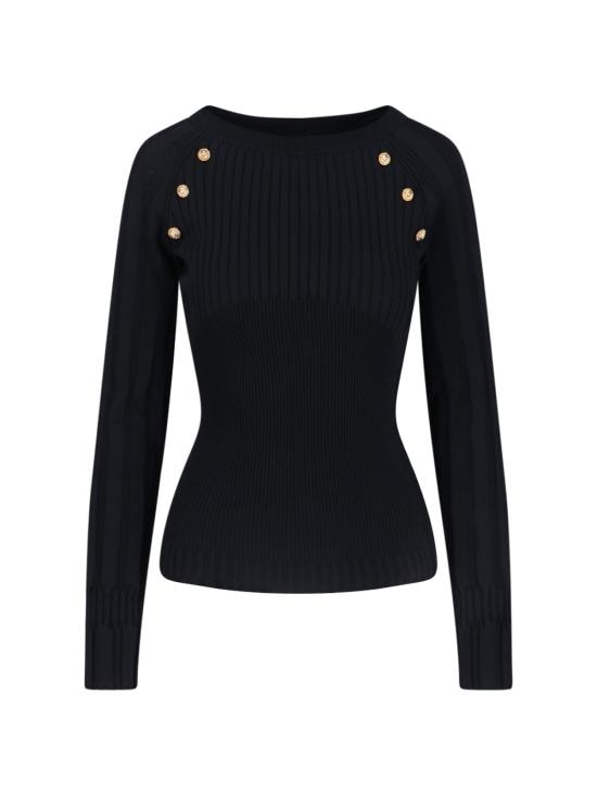 BALMAIN Women Sweater GF1ARA60KJ45 0PA Black