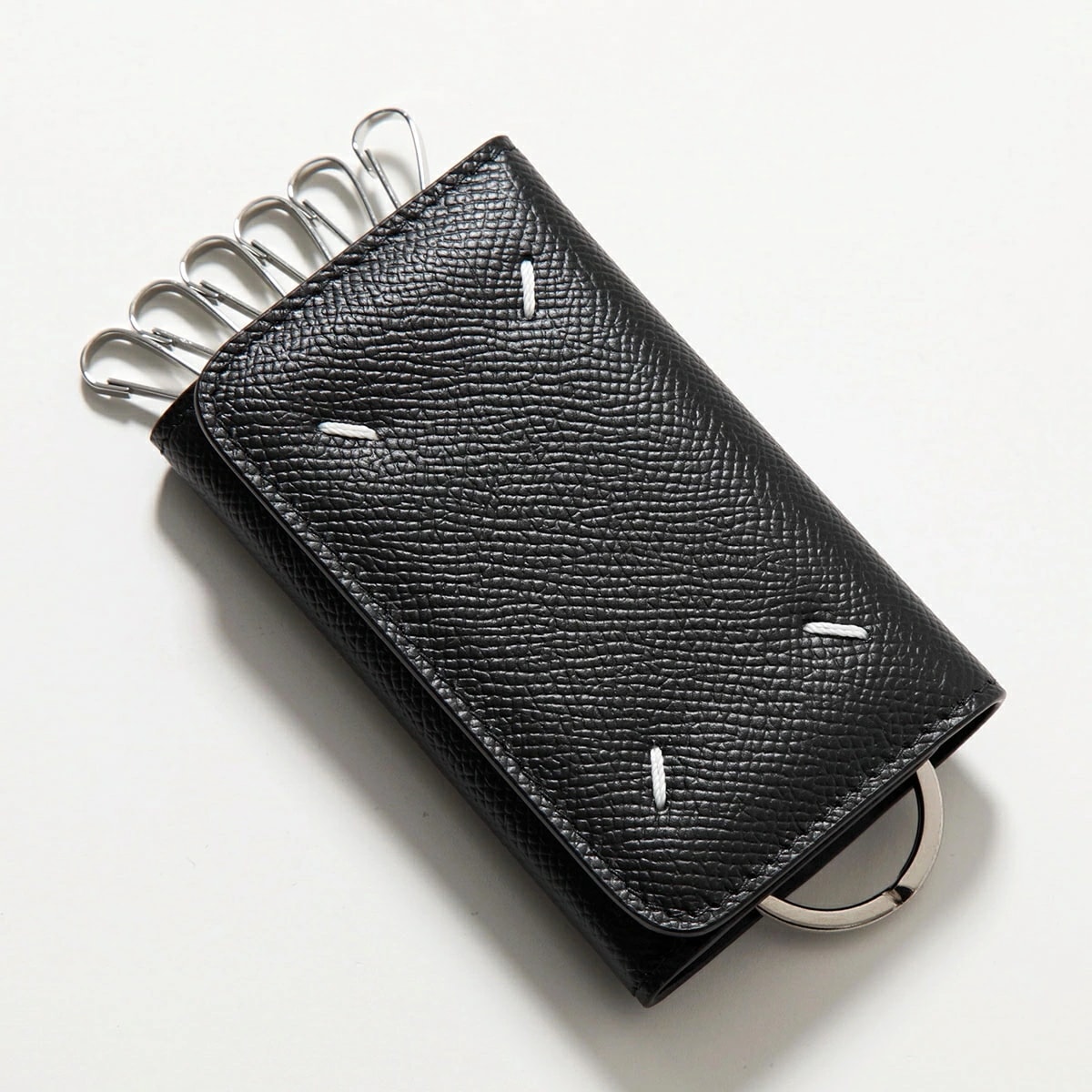 MAISON MARGIELA メゾンマルジェラ 11 キーケース SA3UA0004 P4745 レディース レザー 6連 キーリング付き ステッチ T8013 SA3UA0004P4745T801