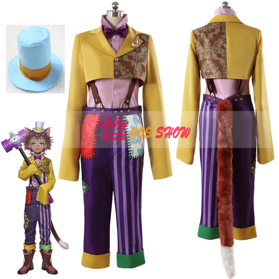 2025新品販売 ツイステ ステージ イン プレイフルランド 踊る人形と幻遊囲地 ギデル コスプレ衣装 cosplay 仮装 オーダーメイド製作可能 イベント ハロウィン 学園祭