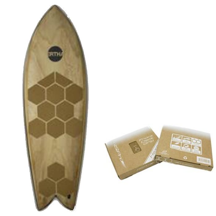 RSPRO (アールエスプロ) デッキパッド ヘキサトラクション ボードグリップコルクボード製　FRONT DECKG RIP HEXA