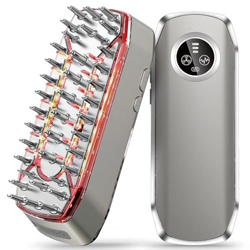 電気バリブラシ 電気ブラシ 電動頭皮ブラシ 美顔器 スカルプブラシ ヘッドブラシ 頭皮ケア EMS 微電流 RF ブラシ 軽量 頭筋 表情筋 TYPE-C充電式 1台多用 誕生日プレゼント母の日 ギフ