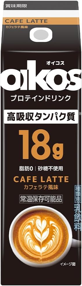 ダノンジャパン オイコス プロテインドリンク 高吸収タンパク質18g カフェラテ風味 240ml×24本