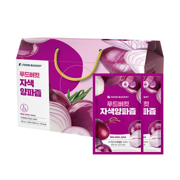 フードバケット務安紫色玉ねぎ汁100mlx30EA 푸드버킷 무안 자색양파즙100mlx30EA