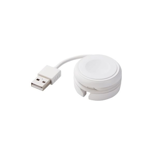 MPA-AWMWH アップルウォッチ 充電ケーブル 巻き取りタイプ Apple正規認証品 Apple Watch series6/SE/5/4/3/2/1 ケーブル長23cm ホワイト メーカー直送