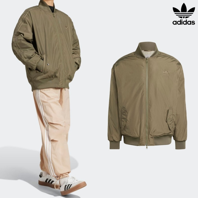 [ADIDAS] アディダス オーバーサイズ SST ボンバー ジャケット / OLIVE STRATA