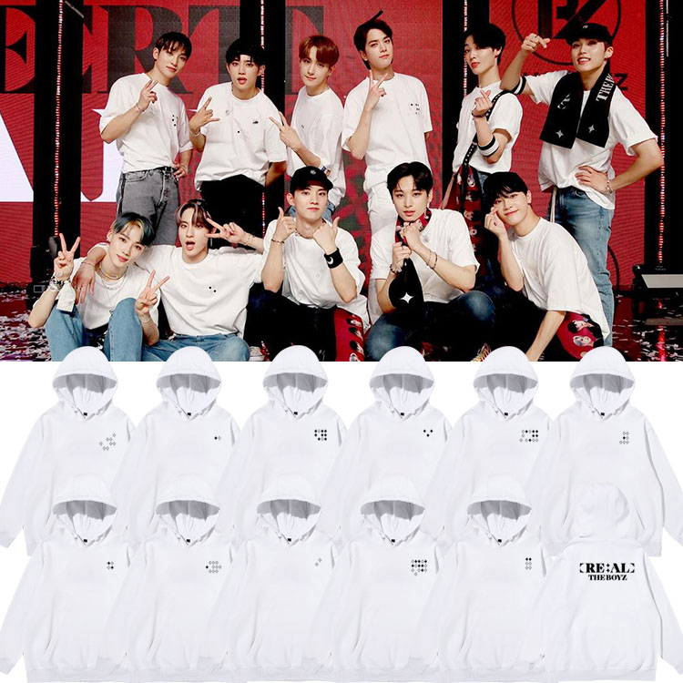 the Boyz コンサート Re:al 応援パーカー ジャケット 春裏毛 薄手トレーナー