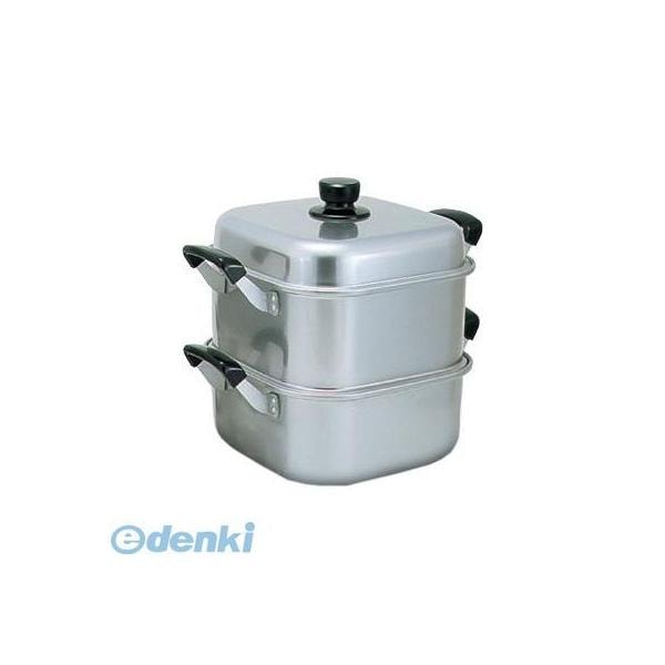 アカオアルミ角型蒸し器　一重　26ｃｍ 即納⁄ アカオ アルミ角蒸(大型) 33cm 二重角型蒸し器 硬質アルミ DON