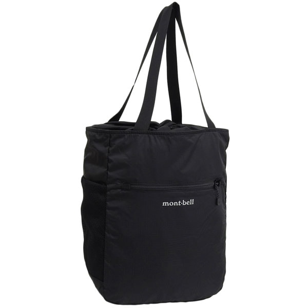 モンベル バッグ メンズ レディース トートバッグ ナイロン ブラック ポケッタブル ライトトート S 1123972BK mont-bell A4対応