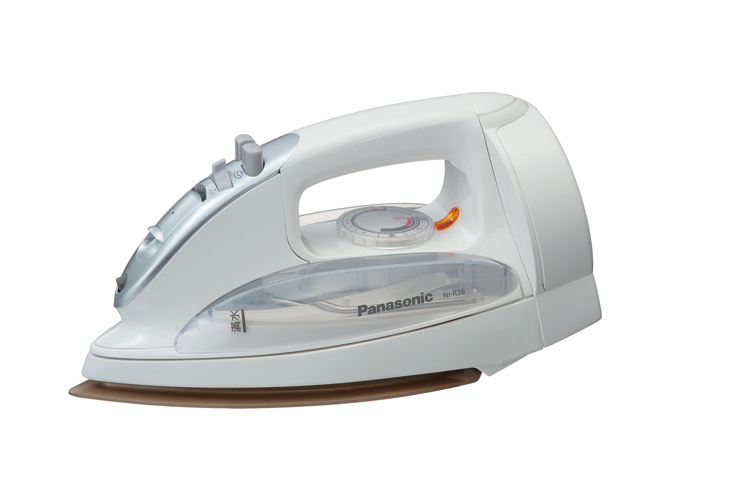 パナソニック コードリール式スチームアイロン シルバー NI-R36-S