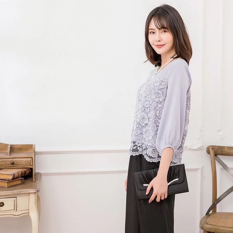 パーティードレス 結婚式 パンツドレス セットアップ パンツスーツ フォーマルドレス 二次会 レース ツーピース 大きいサイズ