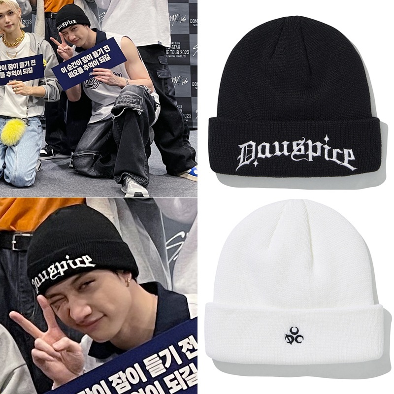 Stray Kids バンチャン着用 Logo Beanie 両面着用可能
