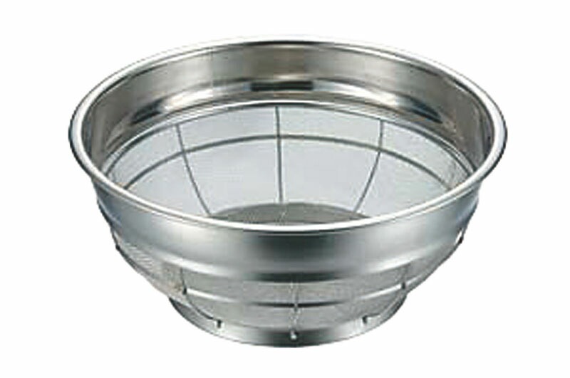 本間冬治工業 BK 18-8浅型ザル 40cm