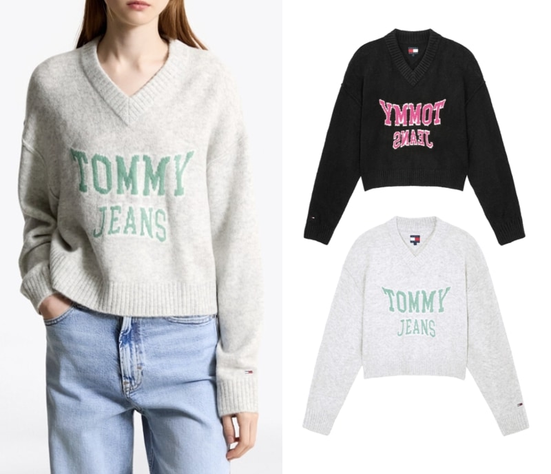 Crop Varsity Sweater (T32F7KTO43TWT1)