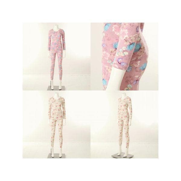 ビーナス正常 25AW モダルスパン フローラル ナ염 9部 女性下着セット VLG6053S C_P407858849