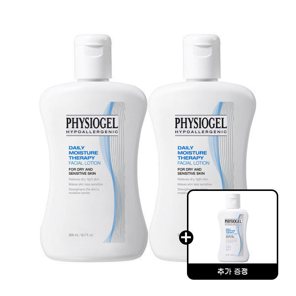 피지오겔 데일리 모이스쳐 테라피 페이셜 로션 200ml 2개 + 에센스 인 토너 50ml