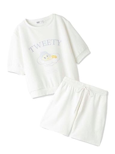 [スナイデルホーム] SNIDELHOME 【TWEETY】 スウェットSETUP SHCO242070 レディース IVR FREE SIZE