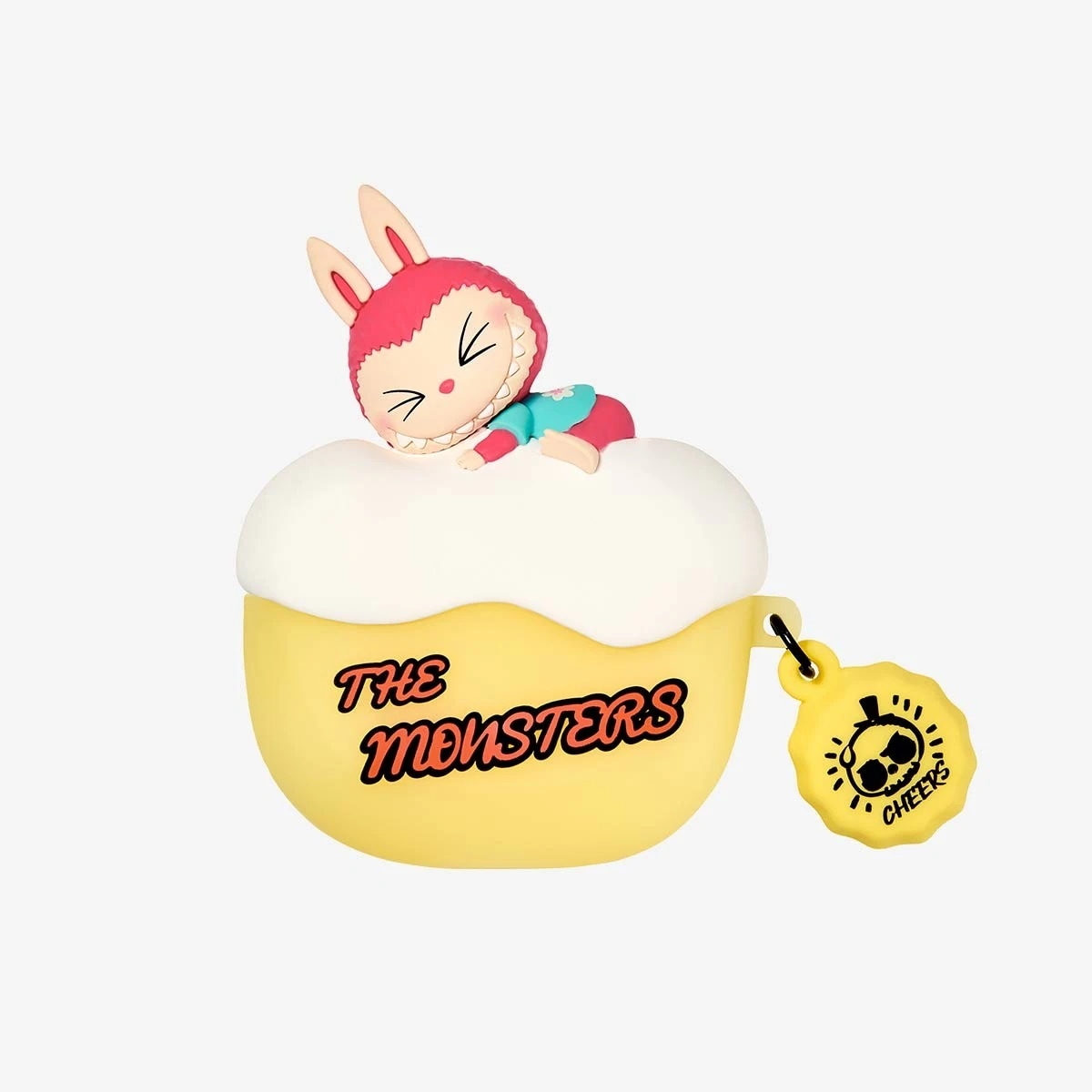 公式正規品POP MART LABUBU THE MONSTERS Earphone Case for Airpods Pro らふぶ イヤホンケース ヘッドホン収納ボックス 収納袋 小銭入れ