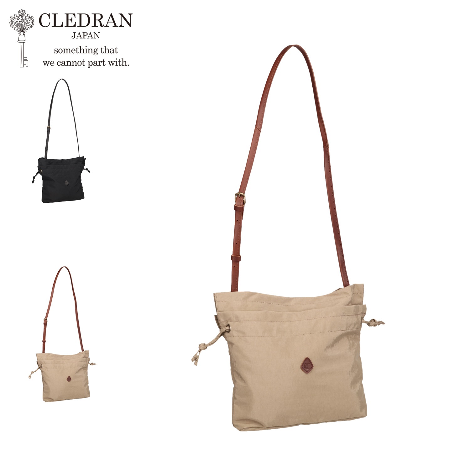 バッグ ショルダーバッグ レディース 斜めがけ 大人 軽量 LALI SEPARATE SHOULDER CL3616